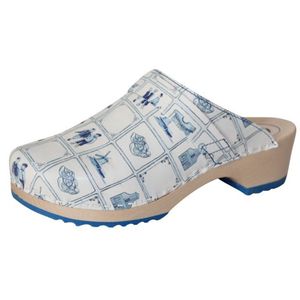 6006 Delfts Blauw Medische Klompen Dames