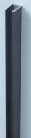 Beaux Chelles wandprofiel 200cm voor 8mm glas mat zwart