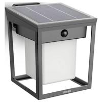 Philips LED Blaise 929004631501 Wandlamp op zonne-energie met bewegingsmelder LED 1.5 W Antraciet