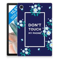 Samsung Galaxy Tab A8 2021/2022 Print Case Flowers Blue DTMP