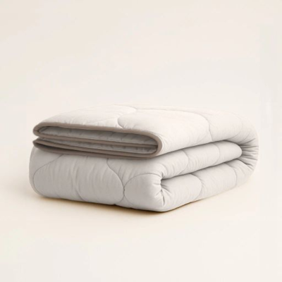 Dekbed Easy Dekbed & Dekbedovertrek in 1 Percale Katoen Off White - Easy - zonder overtrek - 200x200 cm (Tweepersoons) - Zydante - 300 Gram per m² -