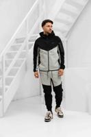 Nike Tech Fleece Trainingspak Heren Grijs/Zwart - Maat XL - Kleur: ZwartGrijs | Soccerfanshop