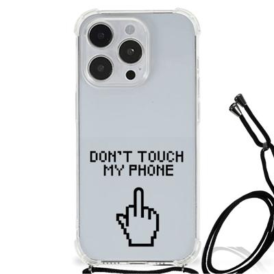 iPhone 14 Pro Max Anti Shock Case Finger Don't Touch My Phone iPhone 14 Pro Max Anti Shock Case Finger Don't Touch My Phone