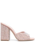 Paris Texas mules Holly Anja 105 mm - Rose - thumbnail