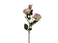Kunstbloem roos 53 cm, paars - Buitengewoon de boet