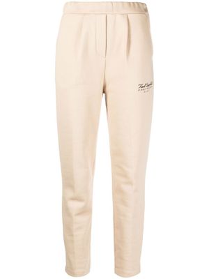 Karl Lagerfeld pantalon de jogging Karl Signature - Marron