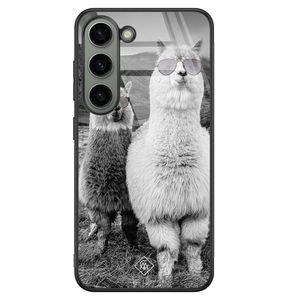 Samsung Galaxy S23 glazen hardcase - Lama bruh