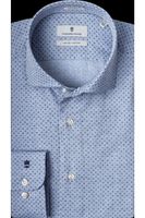 Thomas Maine Roma Tailored Fit Overhemd blauw, Motief