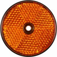 Benson Reflector - oranje - schroefbevestiging - 60mm - rond Benson Reflector - oranje - schroefbevestiging - 60mm - rond