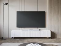Tv-meubel FUKETTE 4 klapdeuren 190 cm wit