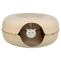 Trixie speeldonut vilt beige