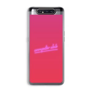 Vice Glow: Samsung Galaxy A80 Transparant Hoesje