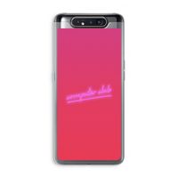 Vice Glow: Samsung Galaxy A80 Transparant Hoesje