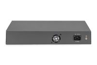 Digitus DN-95356 netwerk-switch Gigabit Ethernet (10/100/1000) Power over Ethernet (PoE) 1U Zwart - thumbnail