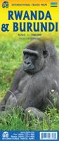 Wegenkaart - landkaart Rwanda & Burundi | ITMB