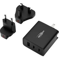 Ansmann USB-Ladegerät Travel Charger TC315 / 3 A / 15,5 W / 3 Port USB-oplader 15.5 W USB-A-bus Smart IC Zwart Binnen