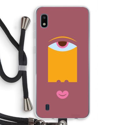Mono V: Samsung Galaxy A10 Transparant Hoesje met koord
