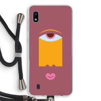 Mono V: Samsung Galaxy A10 Transparant Hoesje met koord