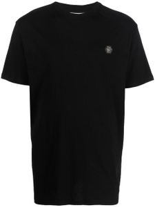 Philipp Plein t-shirt en coton à patch logo - Noir