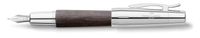 Vulpen Faber-Castell FC-148222 E-motion chroom/ zwart perenhout EF - thumbnail