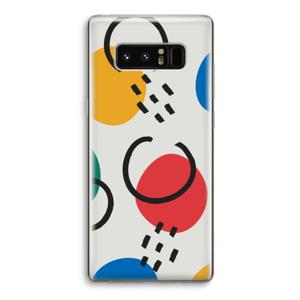 Illustratieve pop 3: Samsung Galaxy Note 8 Transparant Hoesje