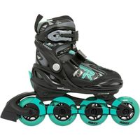 Roces Inline skates Moody Tif 82A zwart/aqua maat 30-35