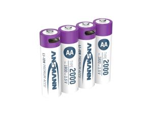 ROCKSHOX Oplaadbare aa batterijen - li-ion - incl. usb-c oplaadkabel - 4 stuks