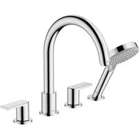 Hansgrohe Vernis Shape afdekset badkraan 211mm 4-gats chroom 71459000 - thumbnail