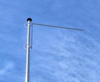 Polyester hijsbare baniermast 9 meter