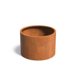 Cortenstaal plantenbak CIRCUM zonder bodem 120x80cm.