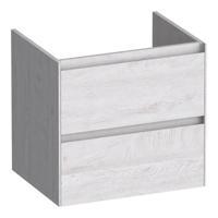 Brauer Inspire - Onderkast 60 cm - met 2 Softclose Lades Greeploos en 1 Sifon Uitsparing - Forest Seashell