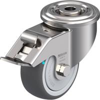 Blickle LEXR-PATH 80KFD-FI Zwenkwiel met rem Wieldiameter: 80 mm Draagvermogen (max.): 150 kg 1 stuk(s)