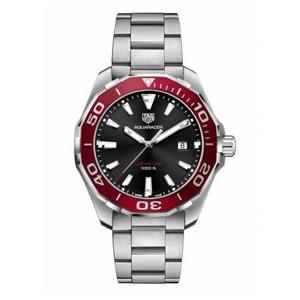 Tag Heuer Aquaracer quartz 43 mm herenhorloge WAY101B.BA0746 - 43 mm / zwart