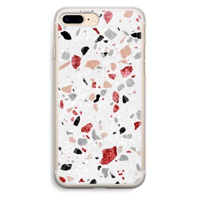 Terrazzo N°12: iPhone 7 Plus Transparant Hoesje