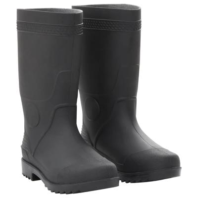 VidaXL Regenlaarzen maat 39 pvc zwart