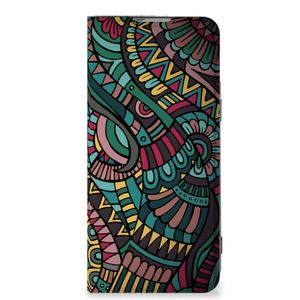 OnePlus Nord 2T Hoesje met Magneet Aztec