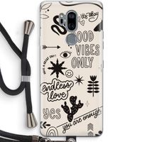 Good vibes: LG G7 Thinq Transparant Hoesje met koord