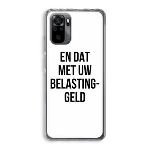 Belastinggeld: Xiaomi Redmi Note 10 Pro Transparant Hoesje
