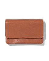 HEMA Mini Portemonnee Leer Cognac HEMA Mini Portemonnee Leer Cognac