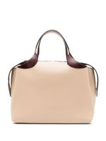 Tod's medium Boston leather tote bag - Tons neutres - thumbnail