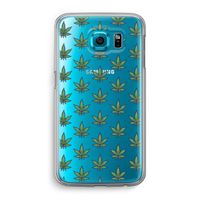 Weed: Samsung Galaxy S6 Transparant Hoesje