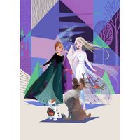 Fotobehang - Frozen Abstract Arendelle 200x280cm - Vliesbehang