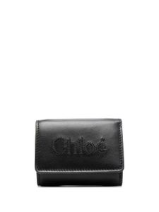 Chloé mini Sense leather wallet - Noir