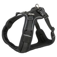 Trixie hondentuig premium flexmesh brede borst zwart Trixie hondentuig premium flexmesh brede borst zwart