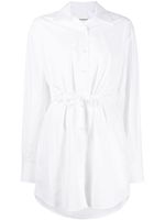 Alexander Wang robe-chemise en coton à effet superposé - Blanc