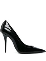 Saint Laurent escarpins Zoe en cuir verni - Noir