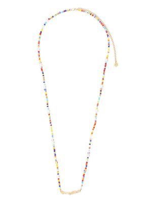 Sporty & Rich collier à perles - Orange