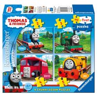 Ravensburger Mijn Eerste Puzzel Thomas & Friends - 2 + 3 + 4 + 5 Stukjes - thumbnail