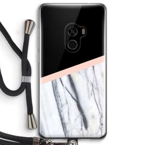 A touch of peach: Xiaomi Mi Mix 2 Transparant Hoesje met koord