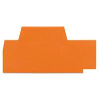 WAGO 280-343 Afsluit- en scheidingsplaat Oranje 100 stuk(s)